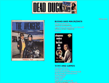 Tablet Screenshot of deadduck.theavengers.tv